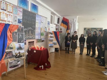 Խոնարհումի, հիշատակի ցերեկույթ, մոմավառություն մեր կրթահամալիրում